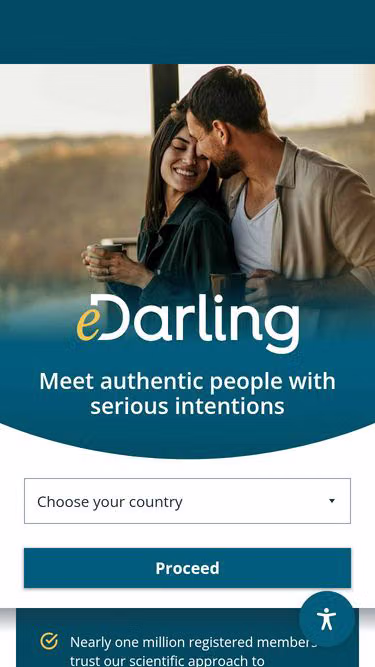 Screenshot of edarling.pe