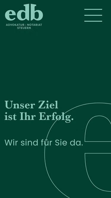 Screenshot of edb.ch