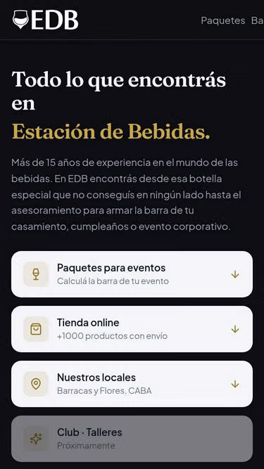 Screenshot of edb.com.ar