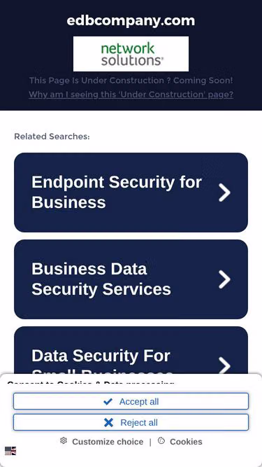 Screenshot of edb.company