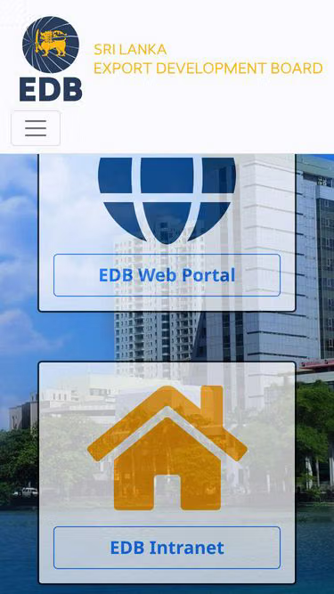 Screenshot of edb.gov.lk