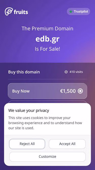 Screenshot of edb.gr