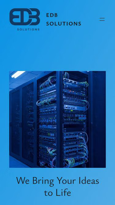 Screenshot of edb.solutions