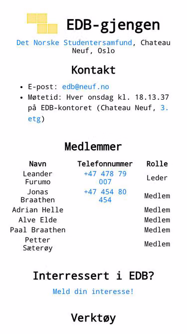 Screenshot of edb.technology