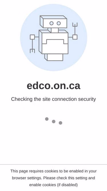 Screenshot of edco.on.ca