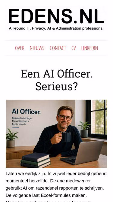 Screenshot of edens.nl