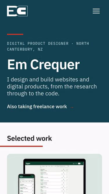 Screenshot of edgecase.nz