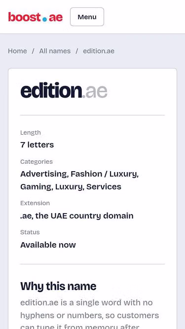 Screenshot of edition.ae