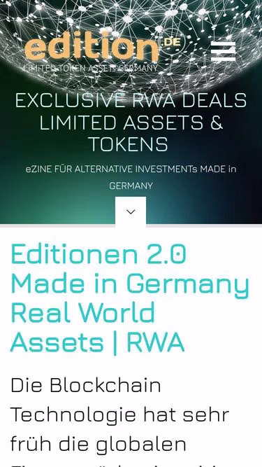 Screenshot of edition.de