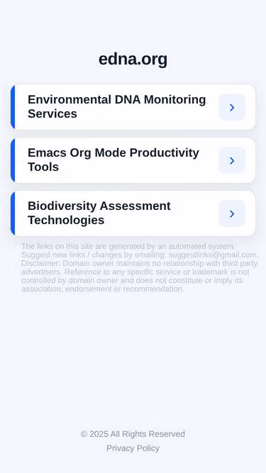 Screenshot of edna.org
