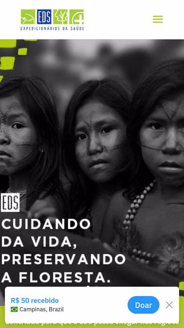 Screenshot of eds.org.br