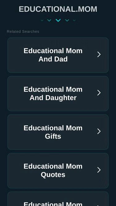Screenshot of educational.mom