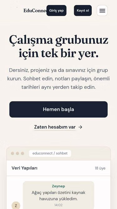 Screenshot of educonnect.tr
