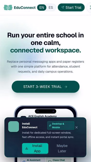Screenshot of educonnect.xyz