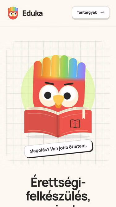 Screenshot of eduka.hu
