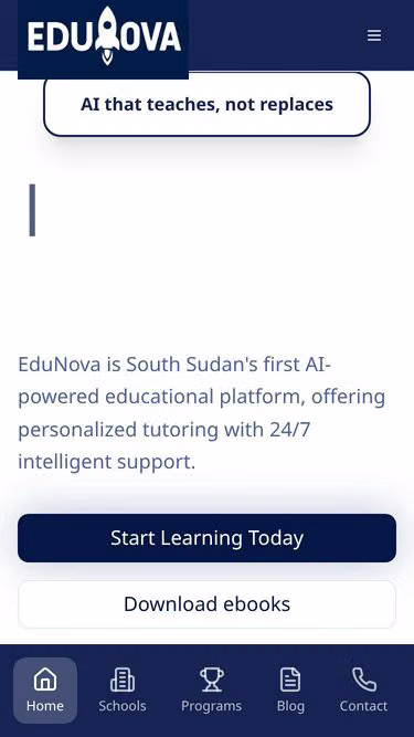 Screenshot of edunova.study