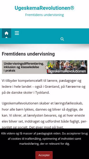 Screenshot of eduweb.dk