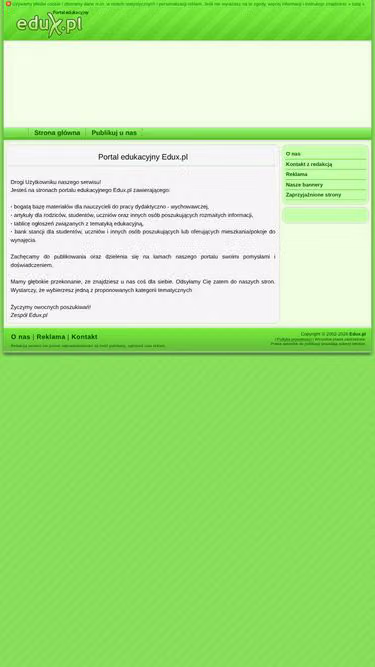 Screenshot of edux.pl