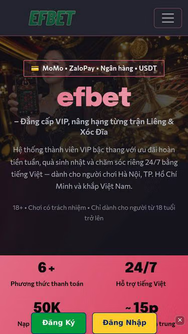 Screenshot of efbet.world