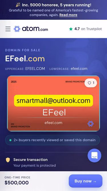 Screenshot of efeel.com