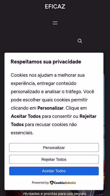Screenshot of eficaz.ind.br
