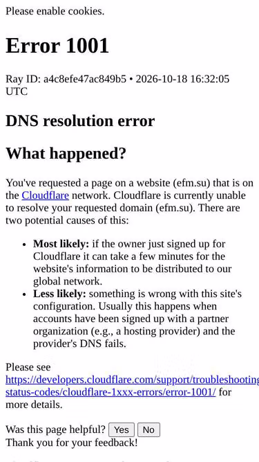 Screenshot of efm.su