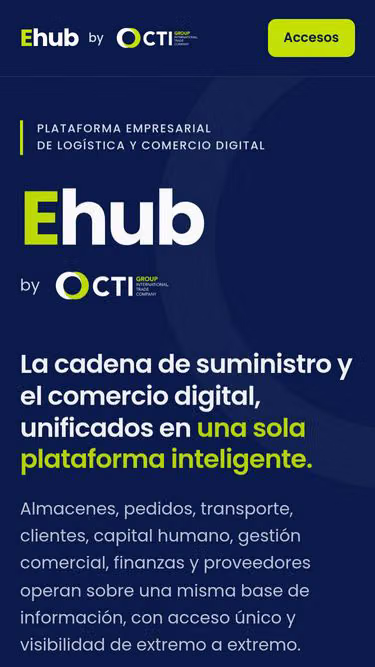 Screenshot of ehub.com.mx