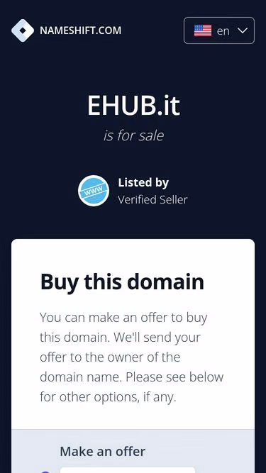 Screenshot of ehub.it