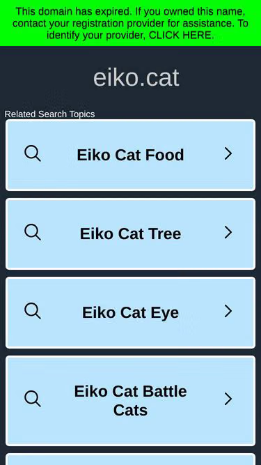 Screenshot of eiko.cat