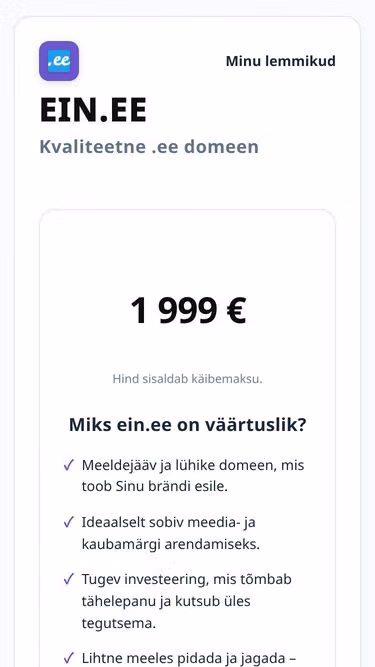Screenshot of ein.ee