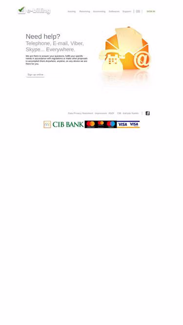 Screenshot of einvoice.mt