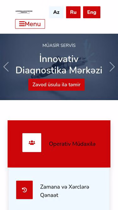 Screenshot of eis.az