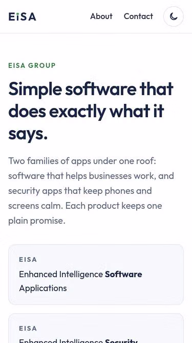 Screenshot of eisa.group