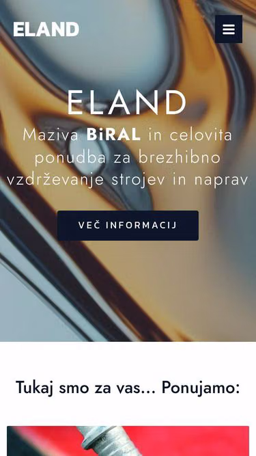 Screenshot of eland.si