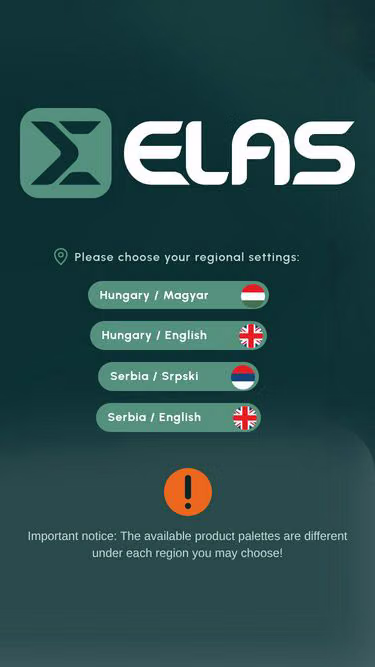 Screenshot of elas.hu