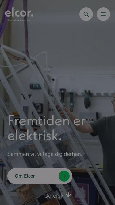 Screenshot of elcor.dk