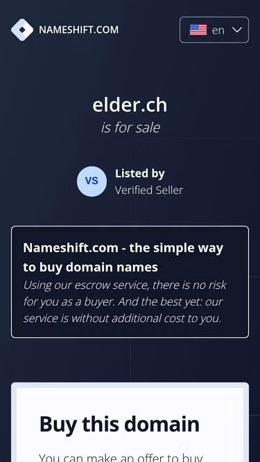 Screenshot of elder.ch