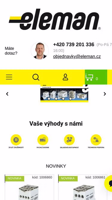 Screenshot of eleman.cz
