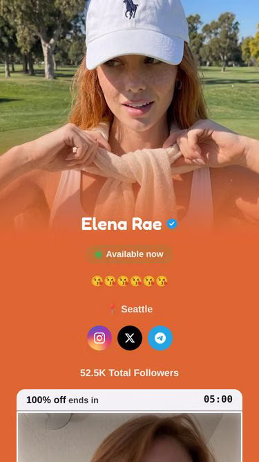 Screenshot of elena.bio