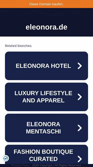 Screenshot of eleonora.de