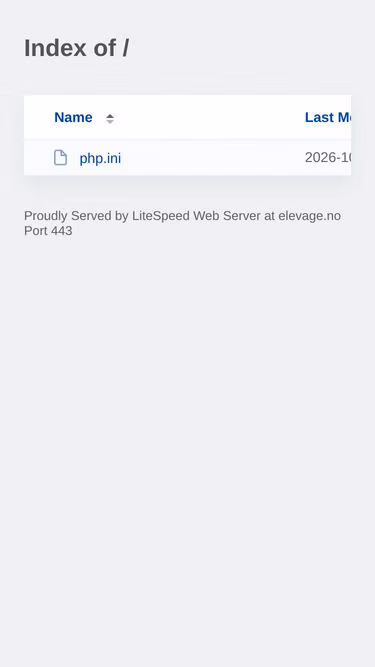 Screenshot of elevage.no