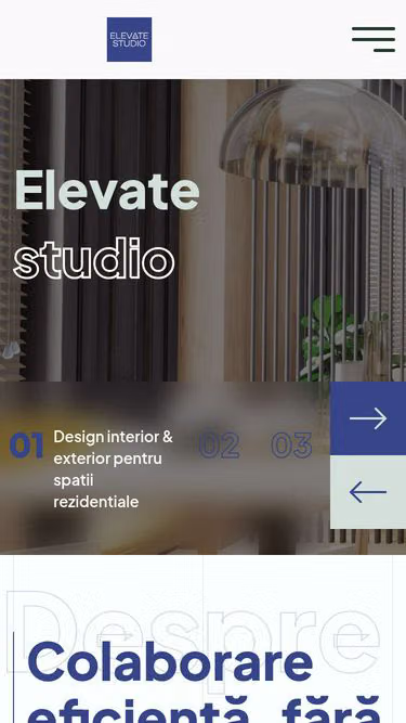 Screenshot of elevatestudio.ro
