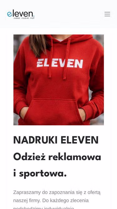 Screenshot of eleven.net.pl