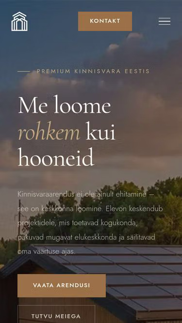 Screenshot of elevon.ee