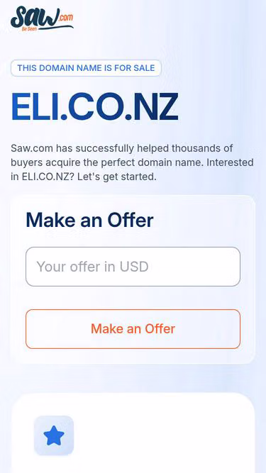 Screenshot of eli.co.nz