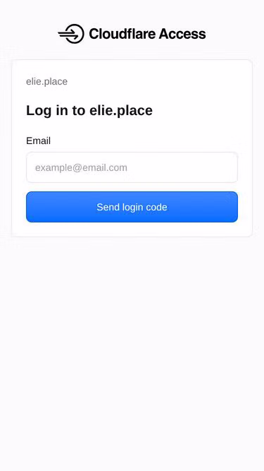 Screenshot of elie.place