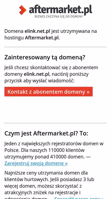 Screenshot of elink.net.pl