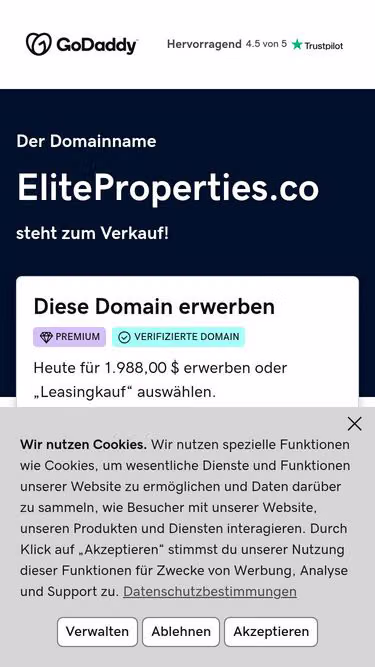 Screenshot of eliteproperties.co