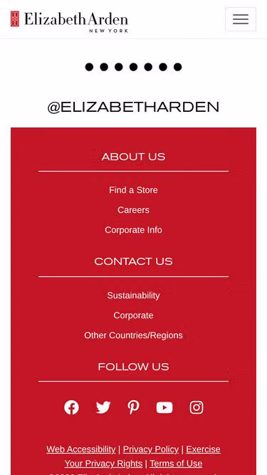 Screenshot of elizabetharden.cn