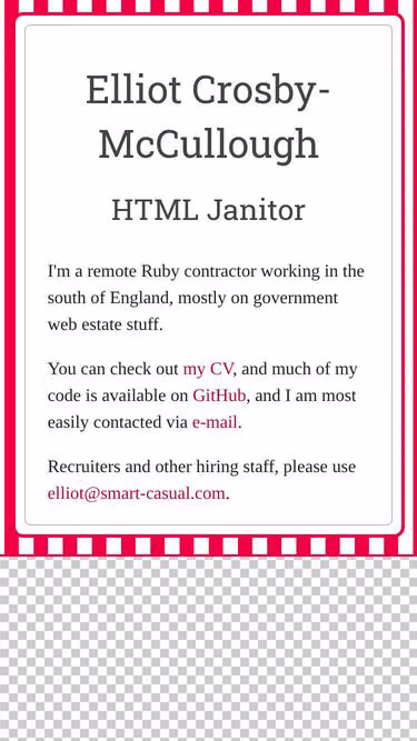 Screenshot of elliot.cm